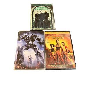 MATRIX, Transformers, Sahara DVD bundle